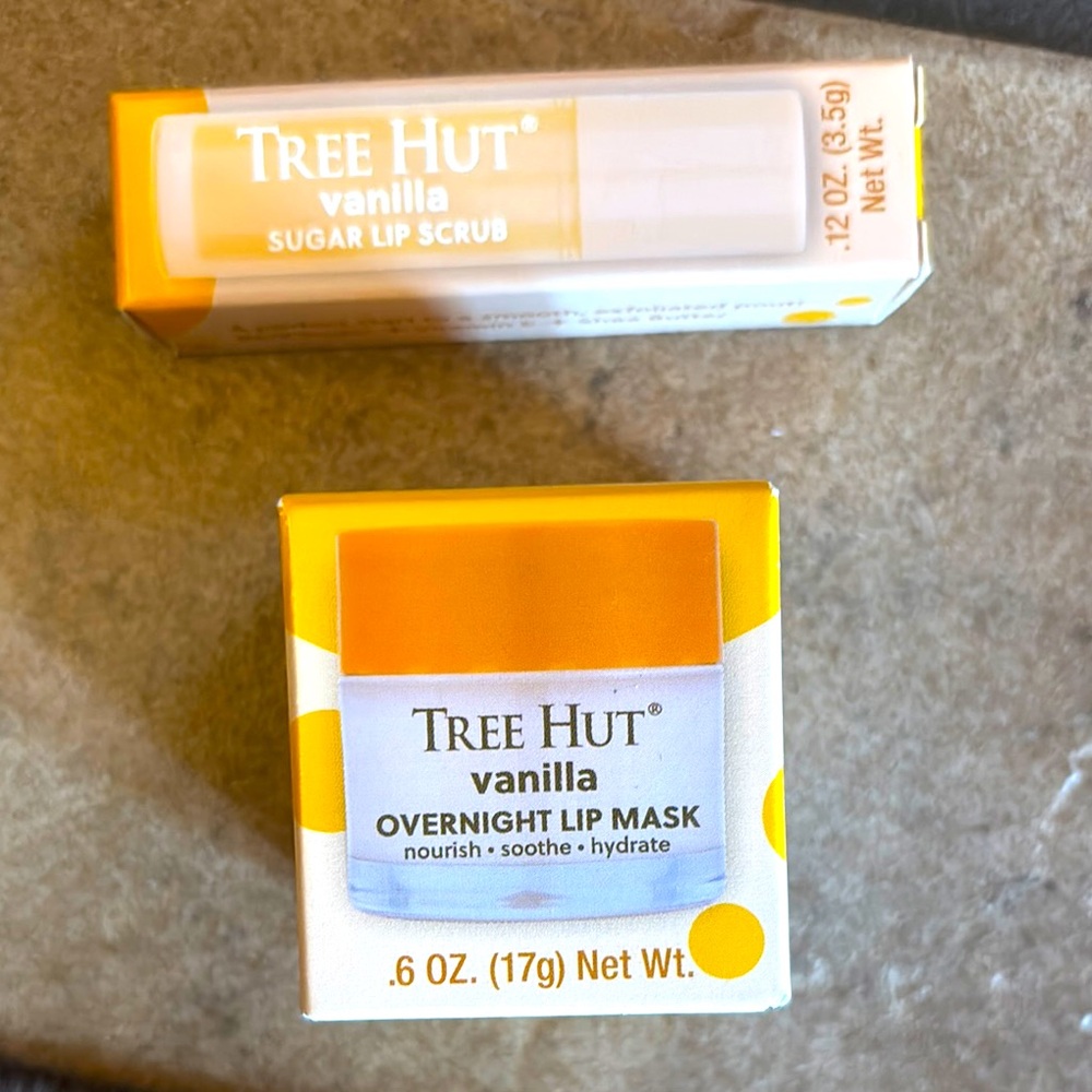 Tree Hut Bundle | Vanilla Overnight Lip Mask | Vanilla Sugar Lip Scrub | 2 Items - Picture 4 of 8